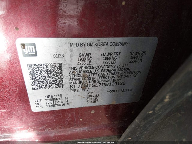 Chevrolet Trailblazer Fwd Rs