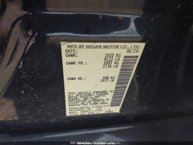 Nissan Altima 2.5 Sv