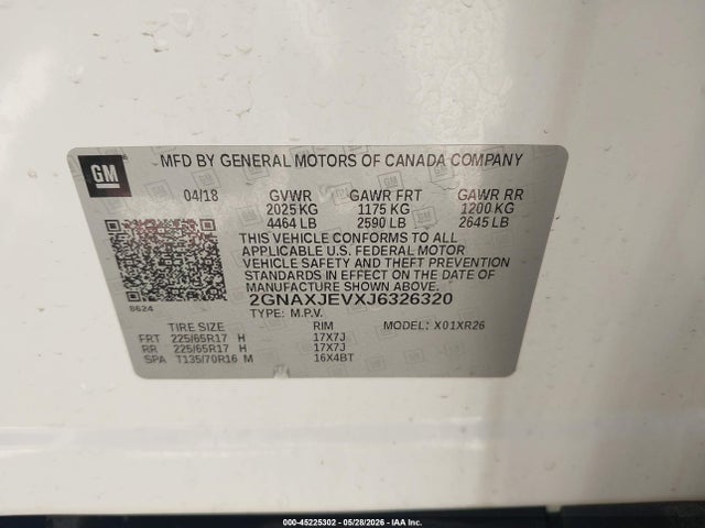 Chevrolet Equinox Lt