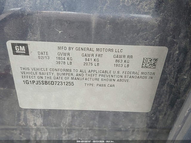 Chevrolet Cruze Eco Manual