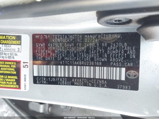 Toyota Camry Le