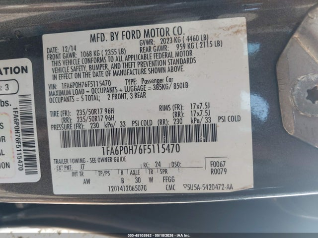 Ford Fusion Se