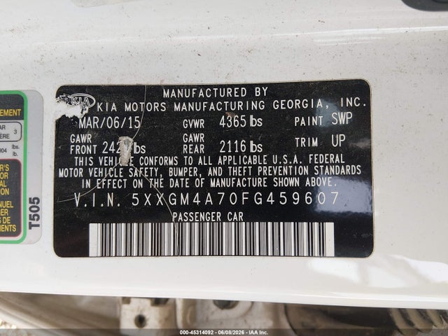 Kia Optima Lx
