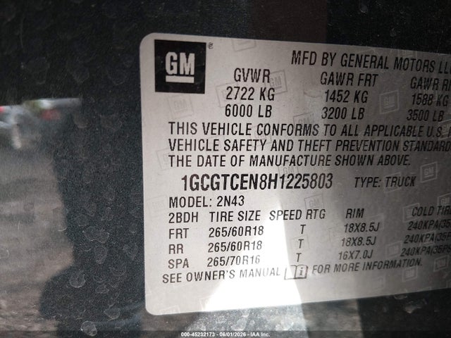 Chevrolet Colorado Lt