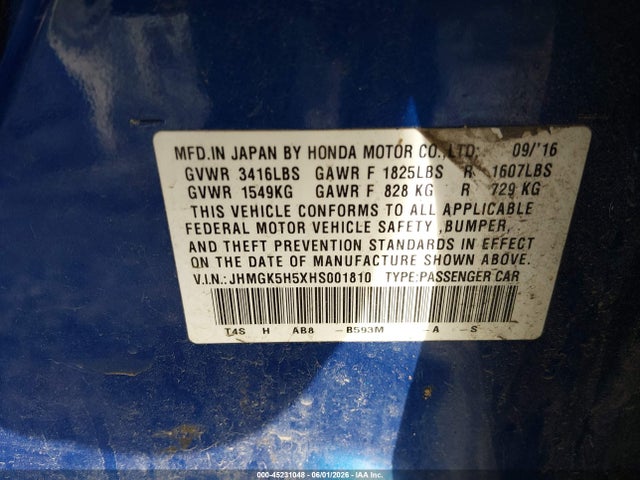 Honda Fit Lx
