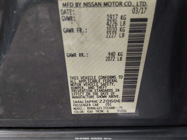 Nissan Altima 2.5 S