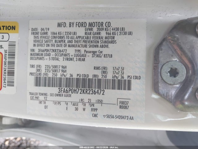 Ford Fusion Se
