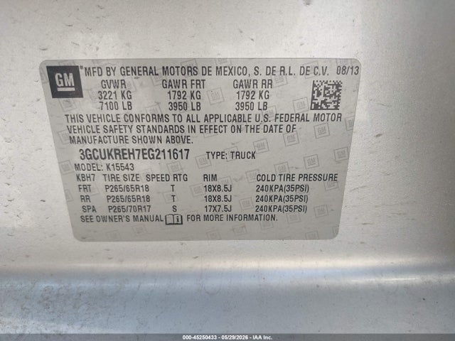 Chevrolet Silverado 1500 1lt