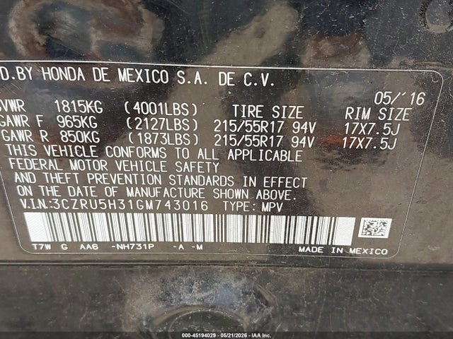 Honda HR-V Lx