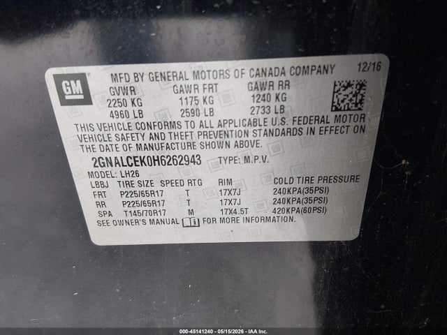 Chevrolet Equinox Lt