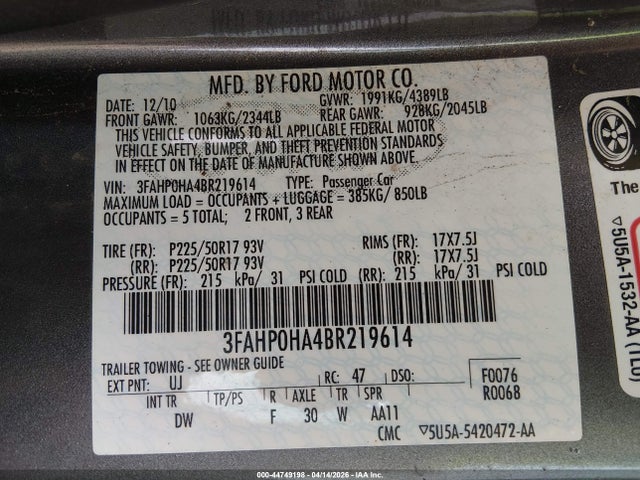 Ford Fusion Se
