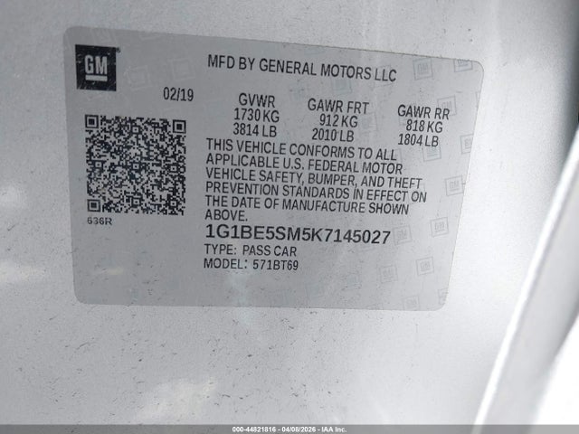 Chevrolet Cruze Lt