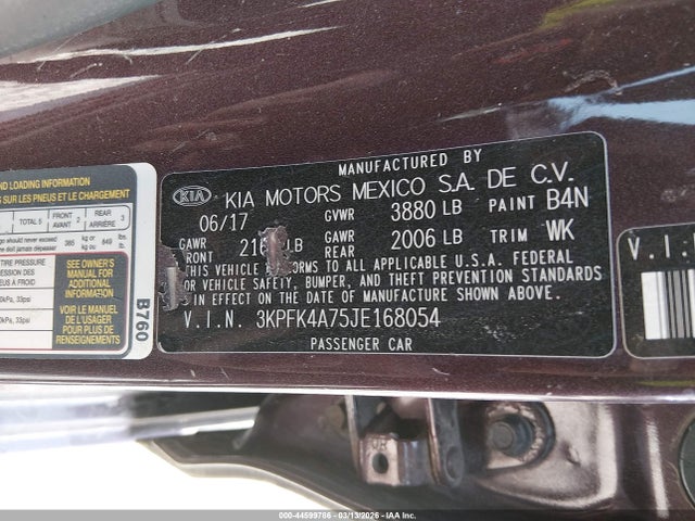 Kia Forte Lx