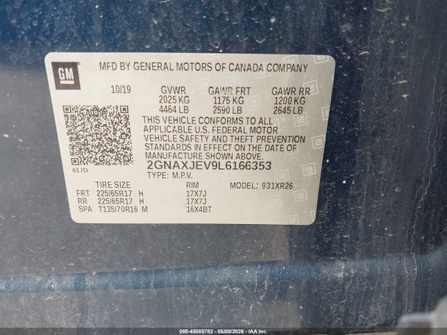 Chevrolet Equinox Fwd 2fl