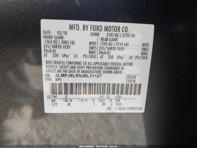 Lincoln MKX Reserve