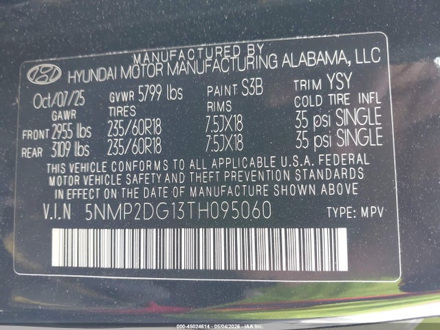 Hyundai SANTA FE Sel
