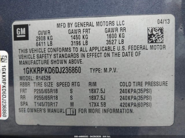 GMC Acadia Sle-2