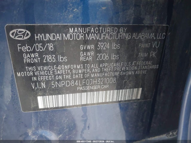 Hyundai ELANTRA Value Edition