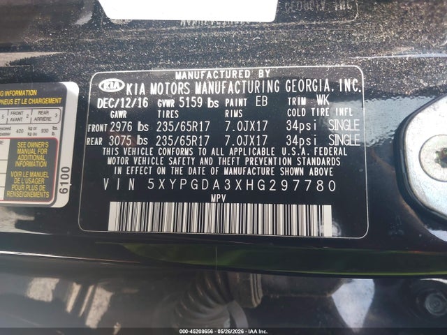 Kia Sorento 2.4l Lx