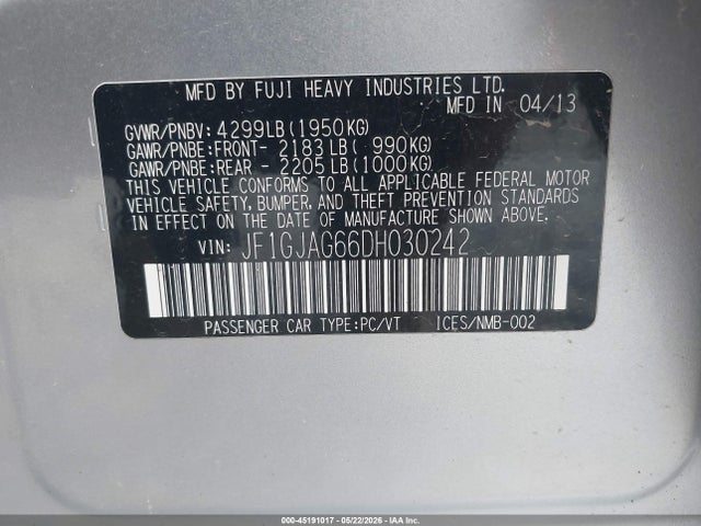 Subaru Impreza 2.0i Limited