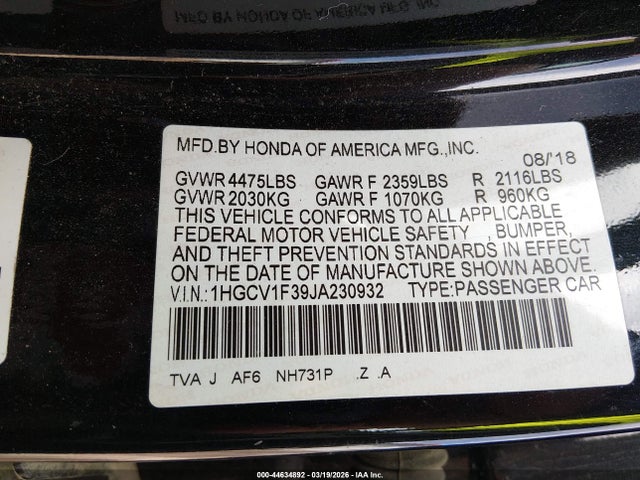 Honda Accord Sport
