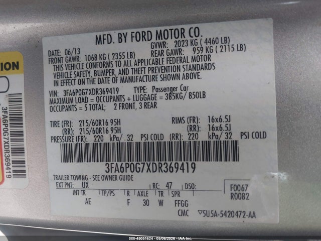 Ford Fusion S