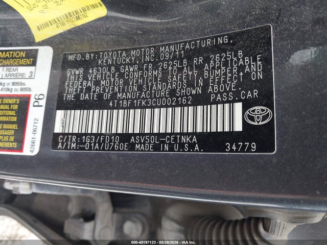 Toyota Camry Le