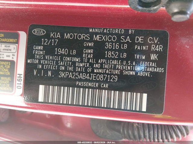 Kia Rio S