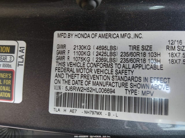 Honda CR-V Ex