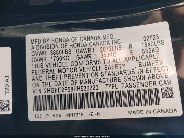 Honda Civic Sport