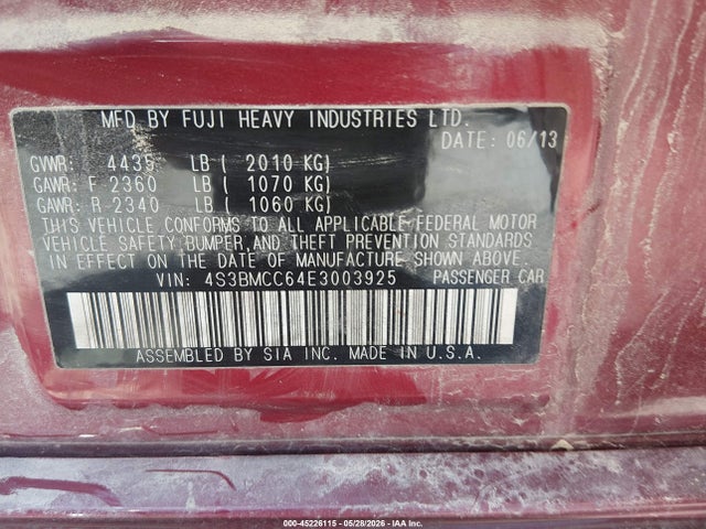 Subaru Legacy 2.5i Premium