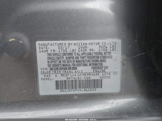 Nissan Versa 1.6 Sv