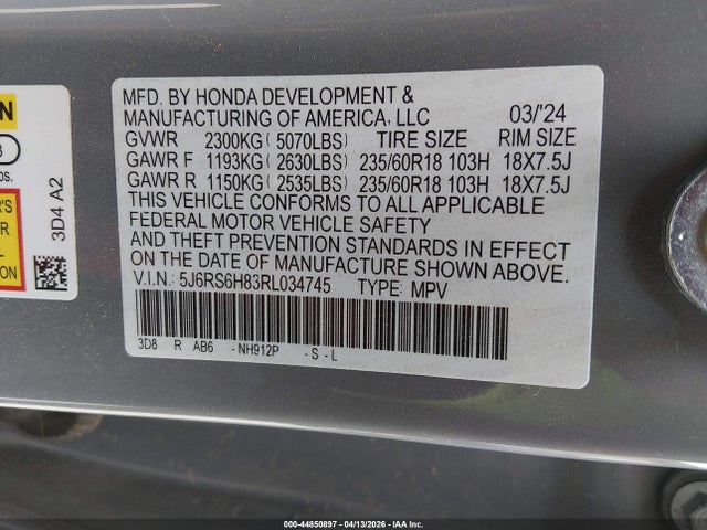 Honda CR-V Hybrid Sport-l