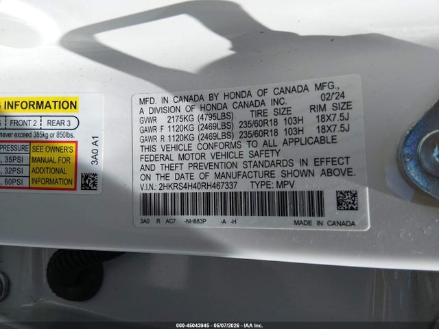 Honda CR-V Ex Awd