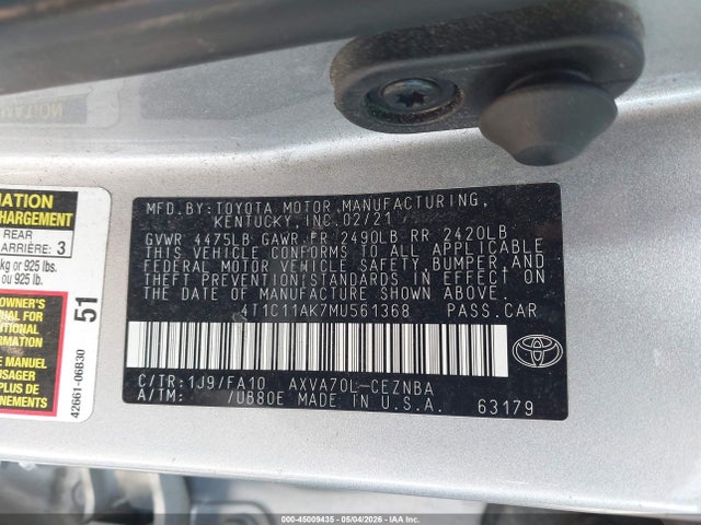 Toyota Camry Le