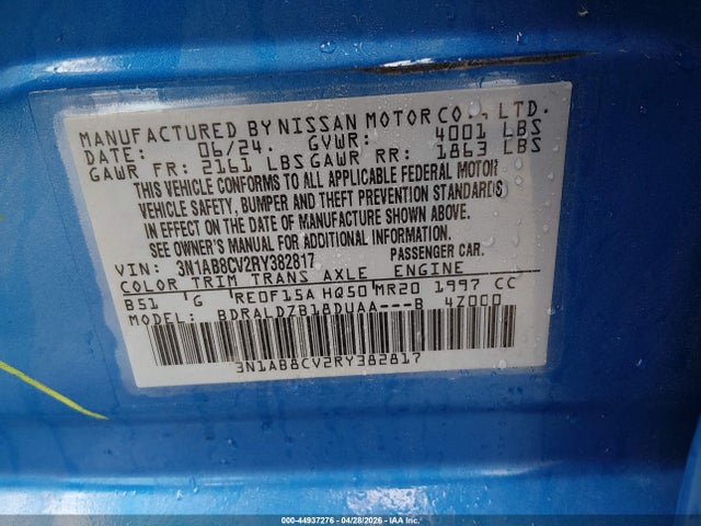 Nissan Sentra Sv Xtronic Cvt