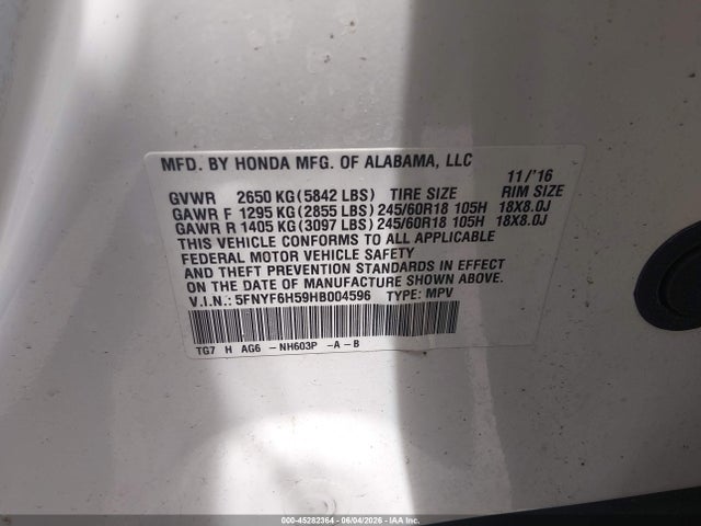 Honda Pilot Ex-l