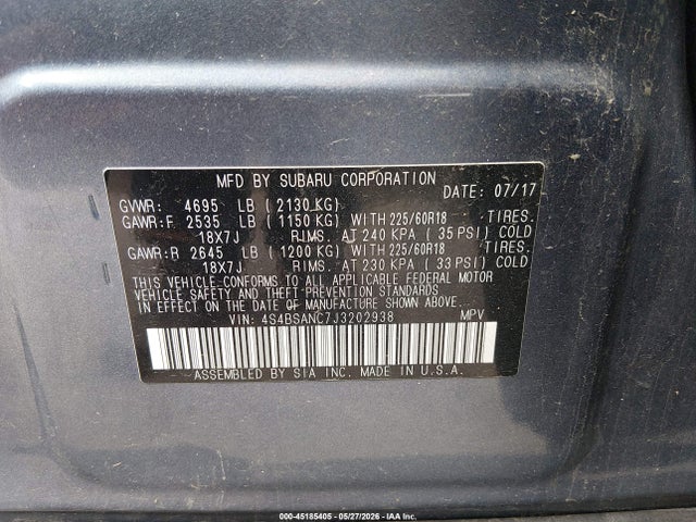 Subaru Outback 2.5i Limited