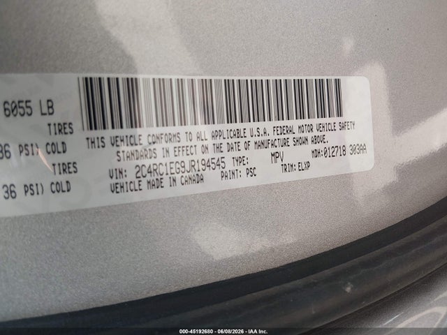 Chrysler Pacifica Touring L Plus