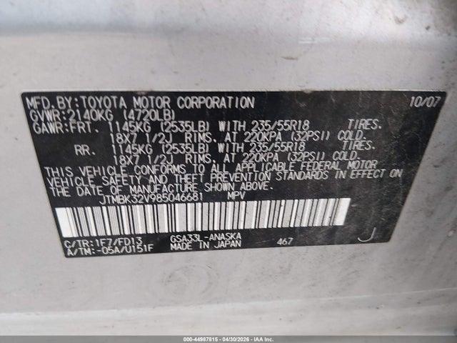 Toyota RAV4 Sport V6