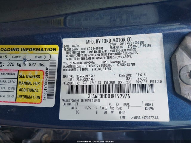 Ford Fusion Se