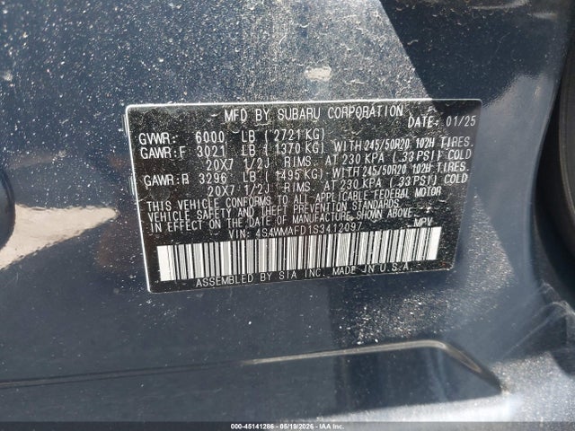 Subaru Ascent Onyx Edition 7-passenger