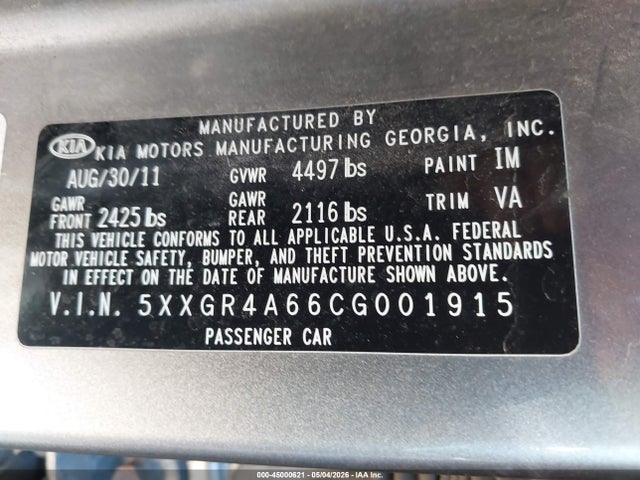Kia Optima Sx