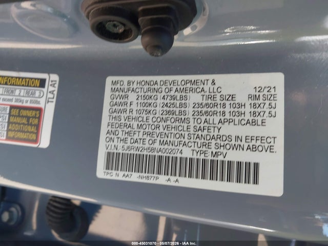 Honda CR-V Awd Ex