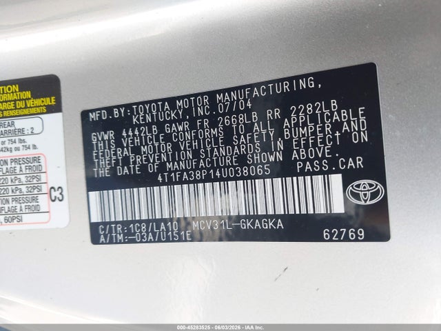 Toyota Camry Sle