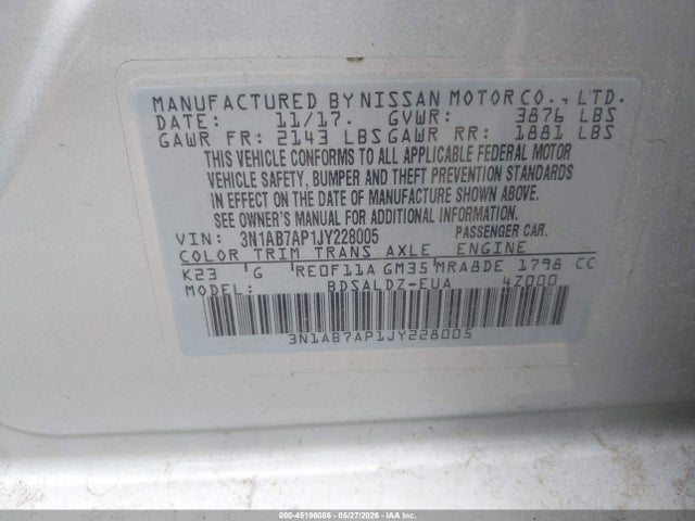 Nissan Sentra Sv