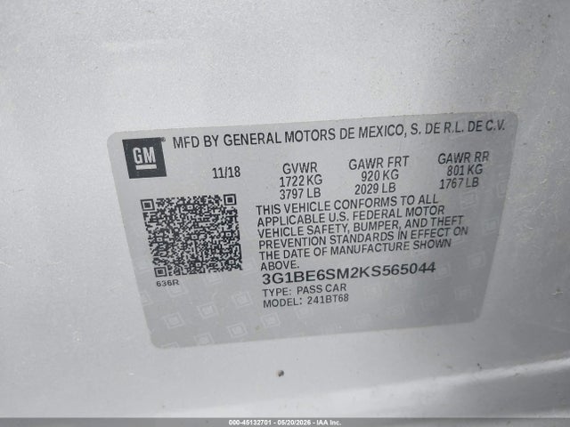 Chevrolet Cruze Lt