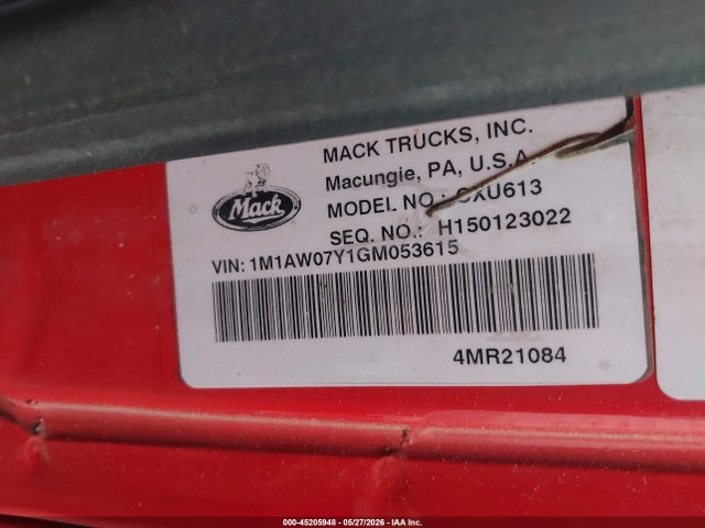 Mack 600 Cxu600