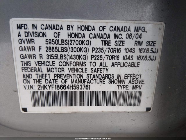 Honda Pilot Ex-l