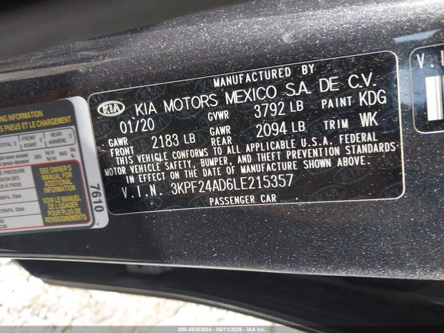 Kia Forte Lxs